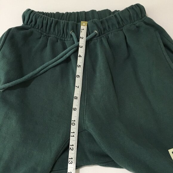 Korean Fashion Sweatpants Jogger Womens Medium Wide Hips High Rise Green - Picture 11 of 13